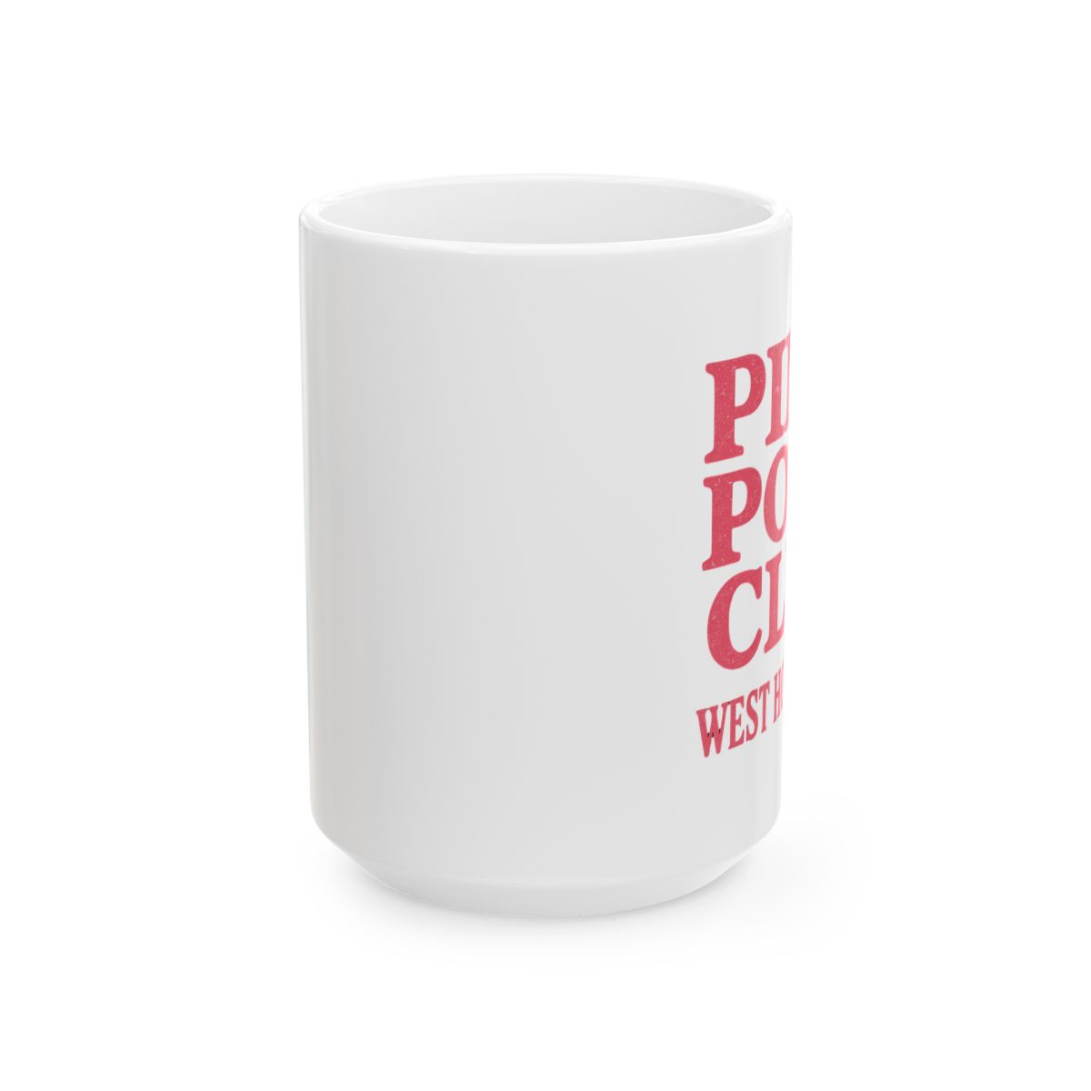 Pink Pony Club Neon Glow | Chappell Roan Mug, Pop Fan Gift, Music Coffee Cup - alternate angle 2, merchandise