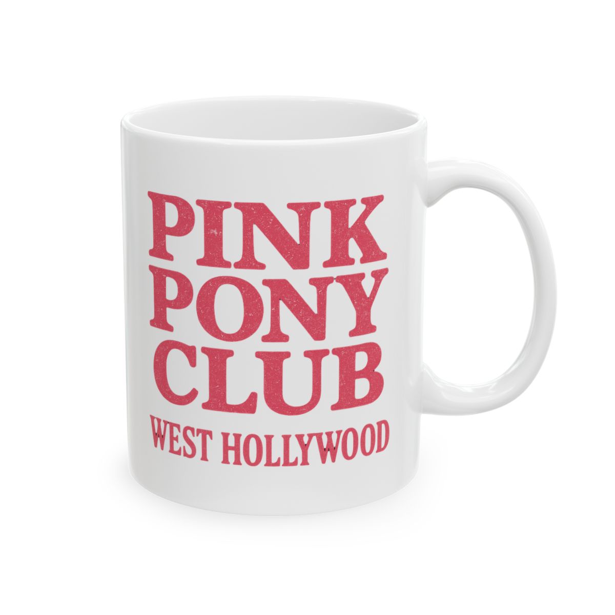 Pink Pony Club Neon Glow | Chappell Roan Mug, Pop Fan Gift, Music Coffee Cup