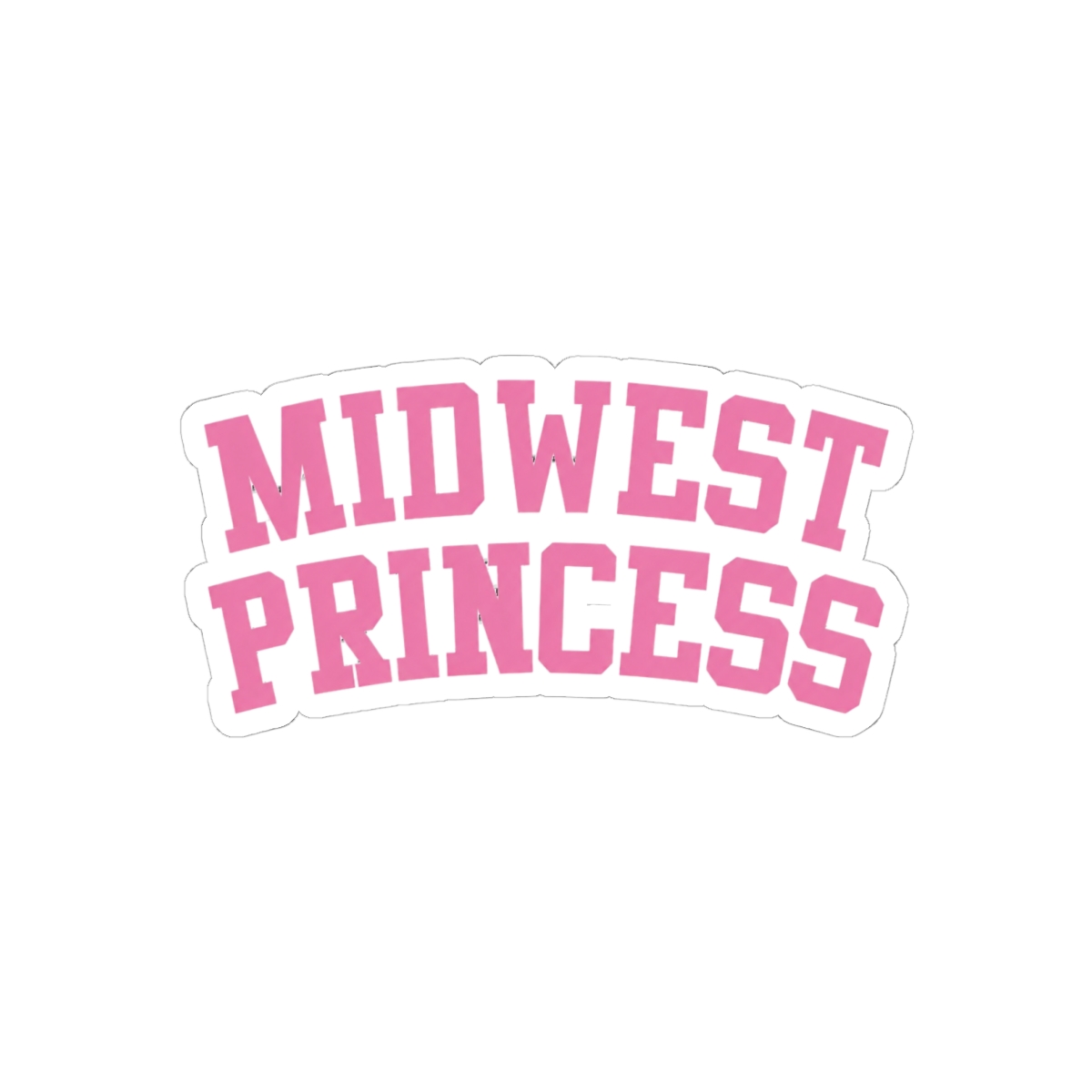 Midwest Princess University Sticker | Cute Midwest Pride Vinyl Decal