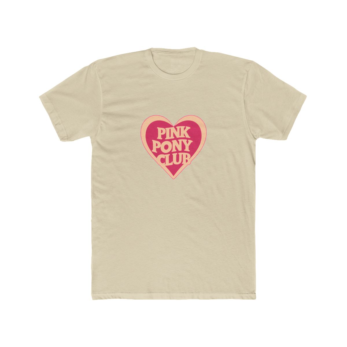 pink pony club love shape T Shirt