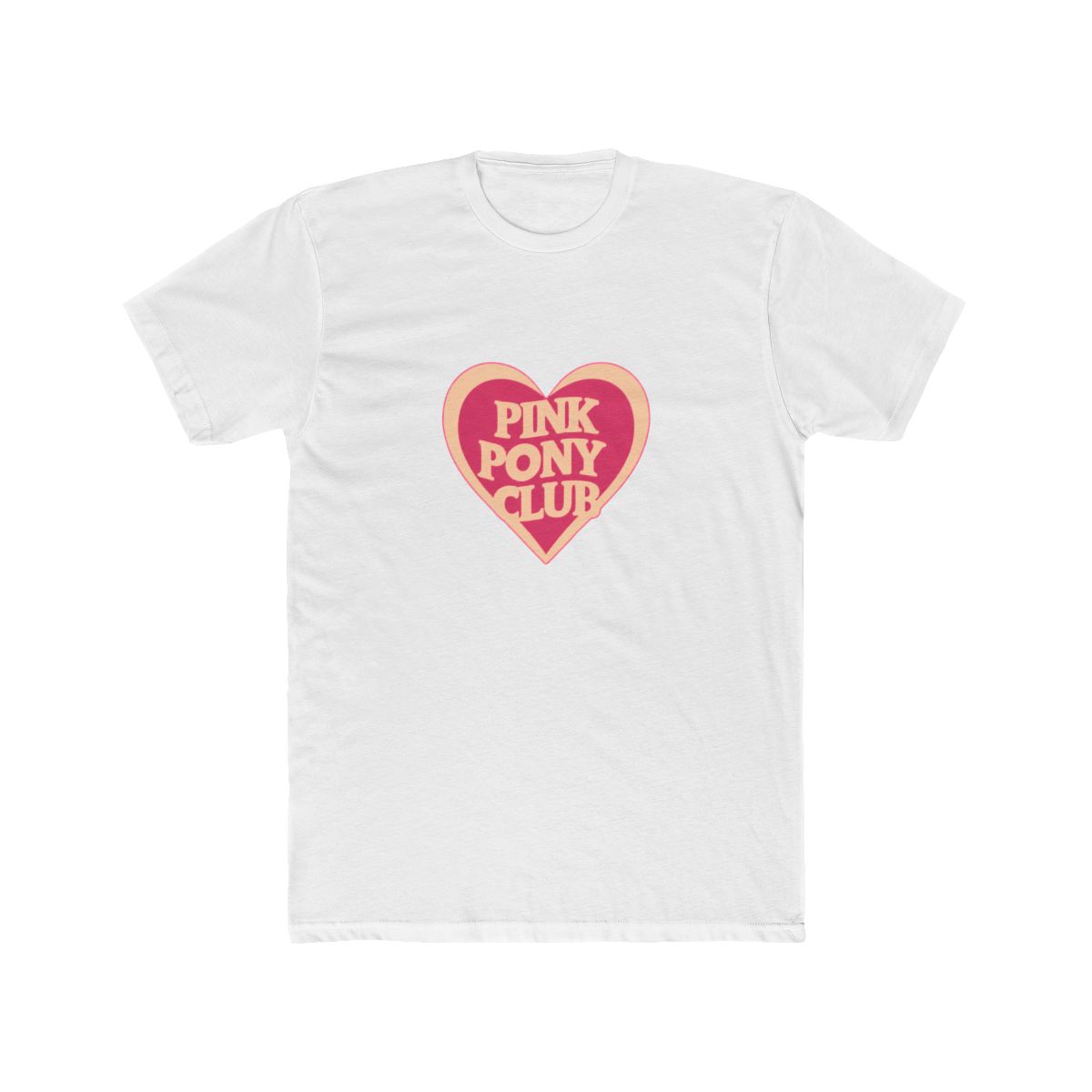 pink pony club love shape T Shirt - alternate angle 5, merchandise