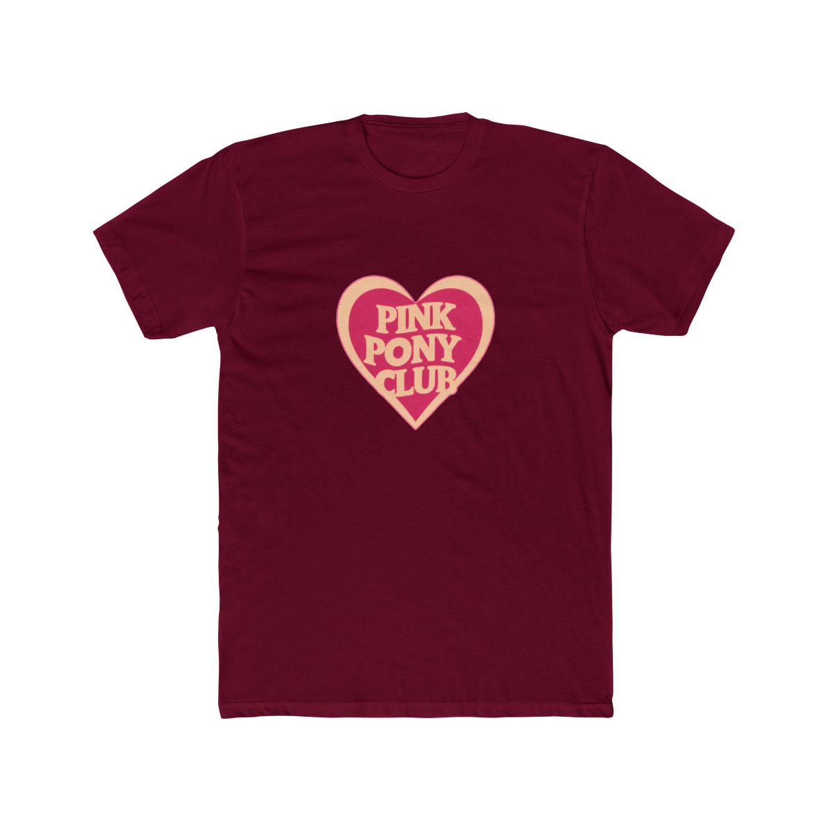 pink pony club love shape T Shirt - alternate angle 4, merchandise