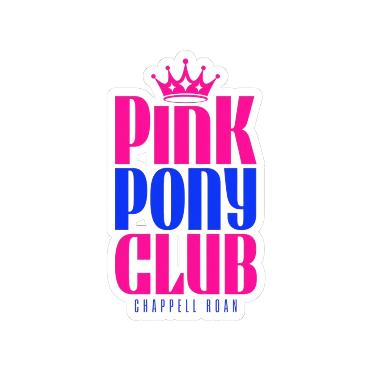 Chappell Roan "Pink Pony Club" Sticker - alternate angle 1, merchandise