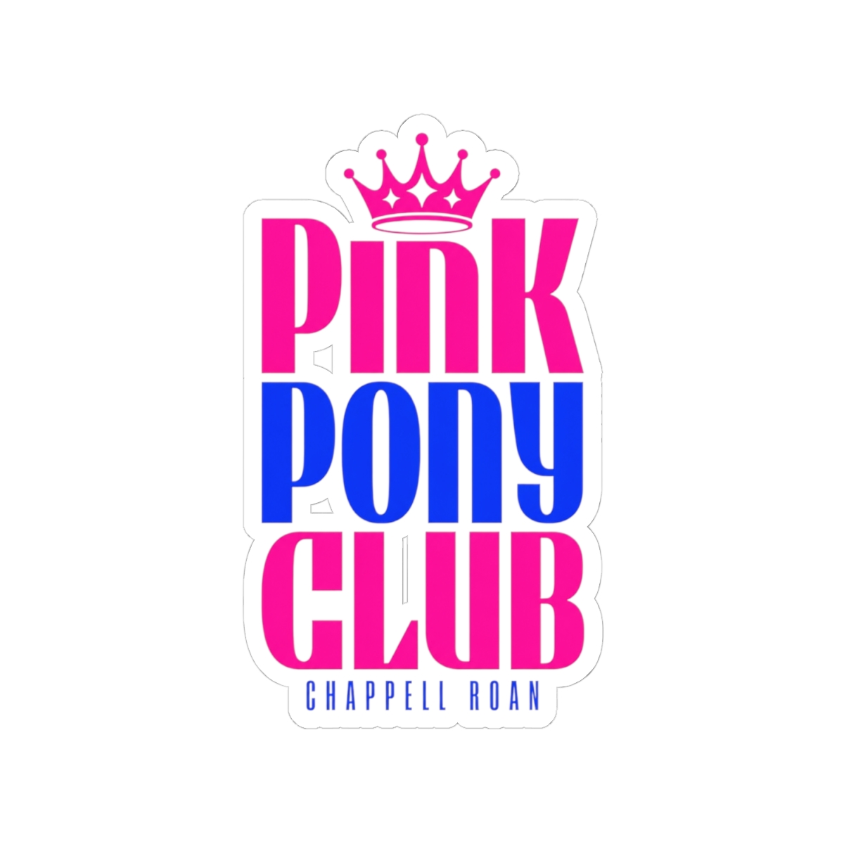 Chappell Roan "Pink Pony Club" Sticker - alternate angle 2, merchandise