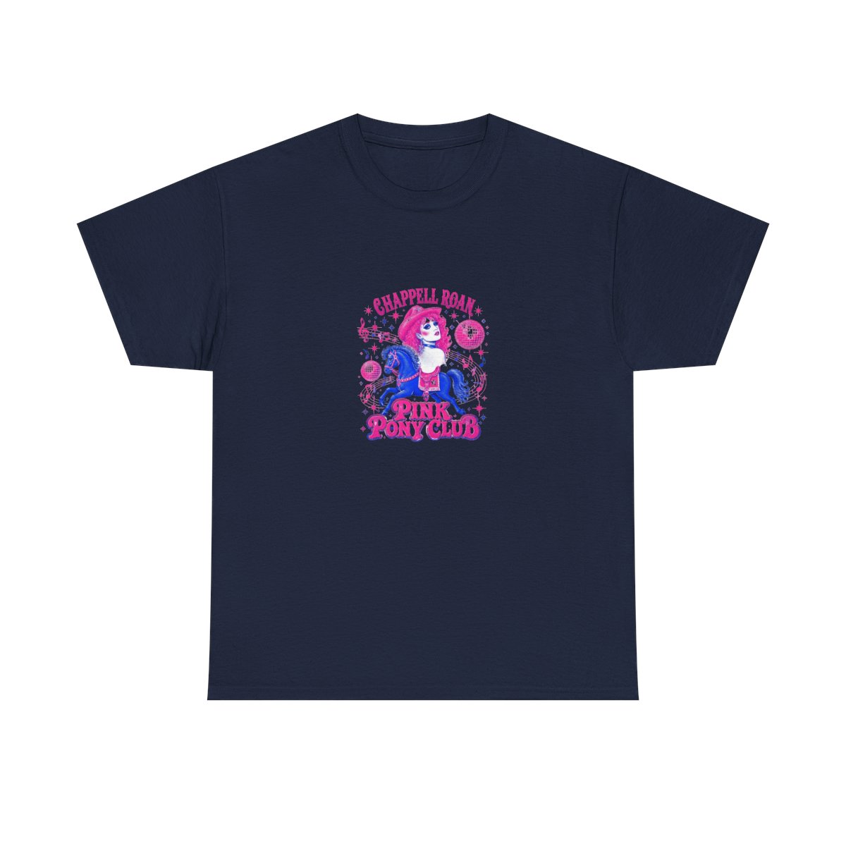 Chappell Roan "Pink Pony Club." Unisex Tee - alternate angle 5, merchandise