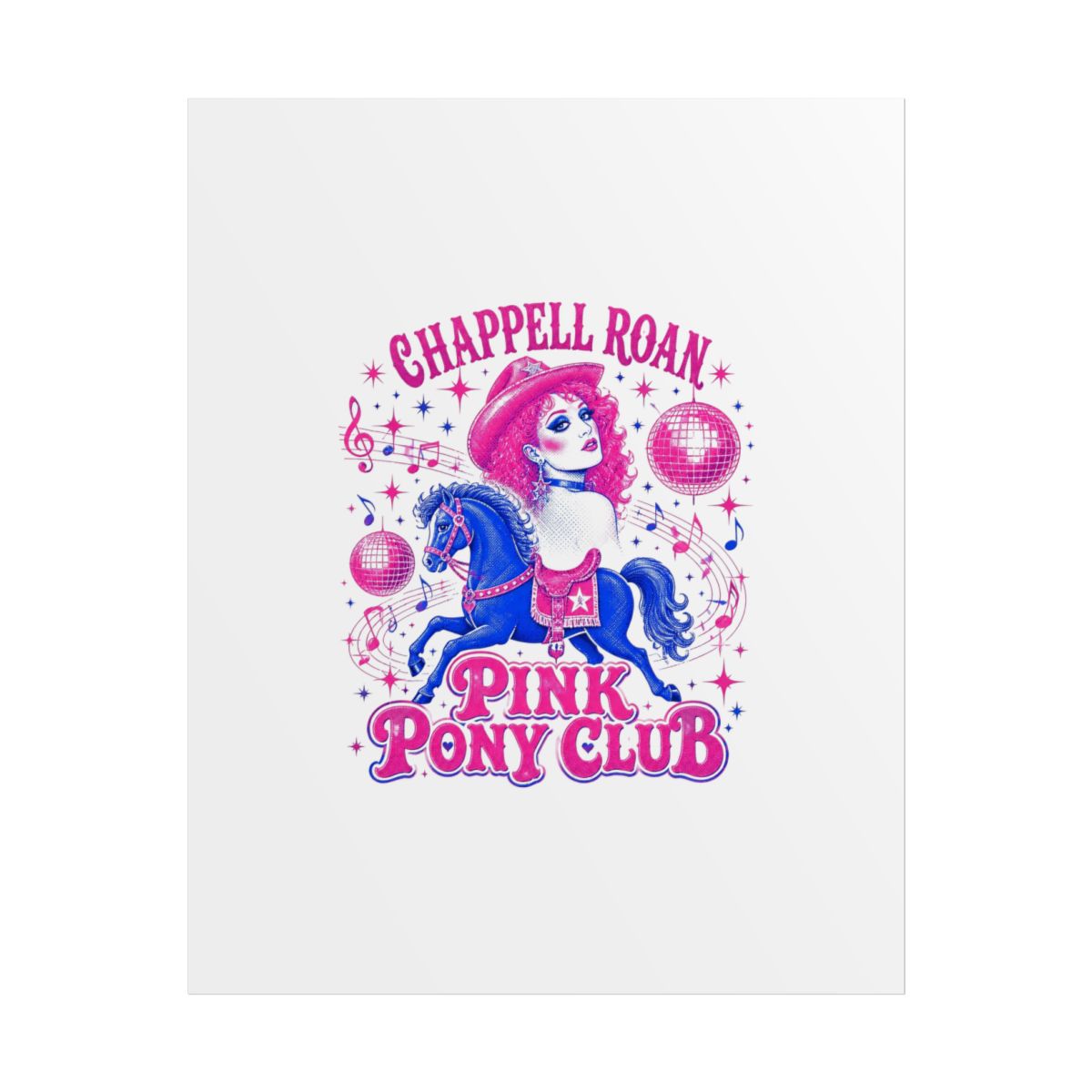 Chappell Roan "Pink Pony Club." Poster