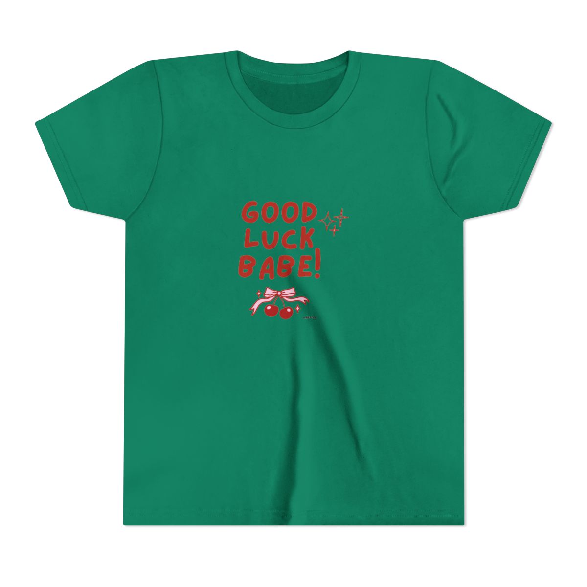 Chappell Roan 'Good Luck Babe' Graphic Kids T Shirt - alternate angle 3, merchandise