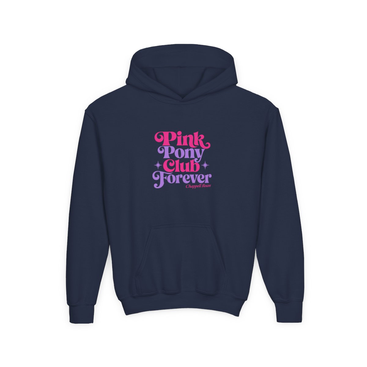 Chappell Roan "Pink Pony Club Forever" Kids Hoodie - alternate angle 3, merchandise