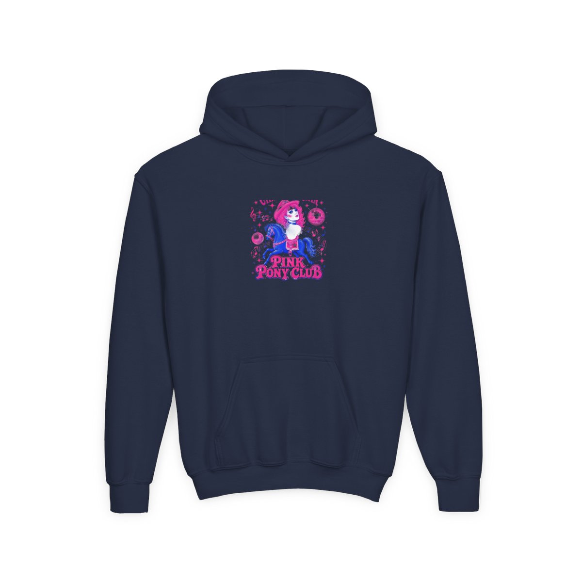 Chappell Roan "Pink Pony Club." Kids Hoodie - alternate angle 5, merchandise