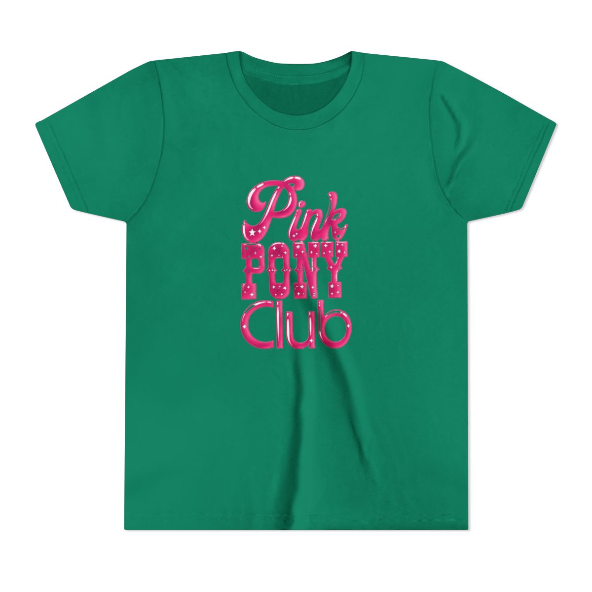 Pink Pony Club Chappell Roan Graphic Kids T Shirt - Fan Superstar Gift - alternate angle 2, merchandise