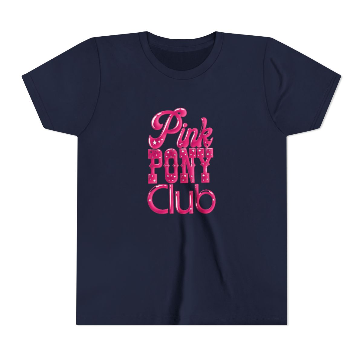 Pink Pony Club Chappell Roan Graphic Kids T Shirt - Fan Superstar Gift - alternate angle 2, merchandise