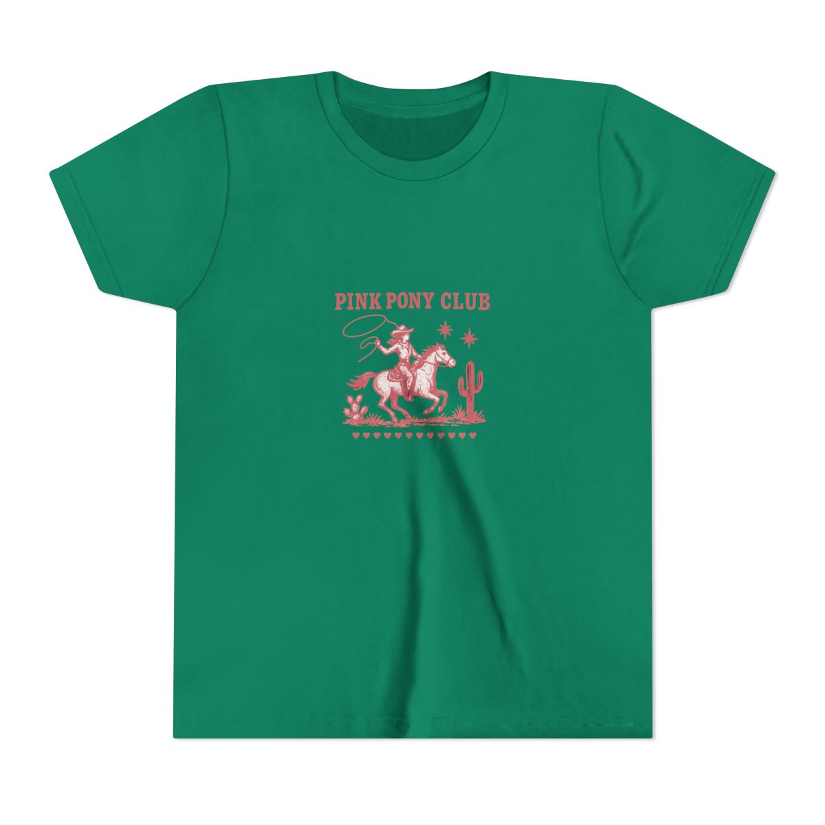 Pink Pony Club Y2K Baby Tee | Chappell Shirt, Cowgirls Tee 90&;s Style Clothing Y2K Style Baby Tee Y2K Coquette Tee Western Shirt Roan (Kids) - alternate angle 2, merchandise