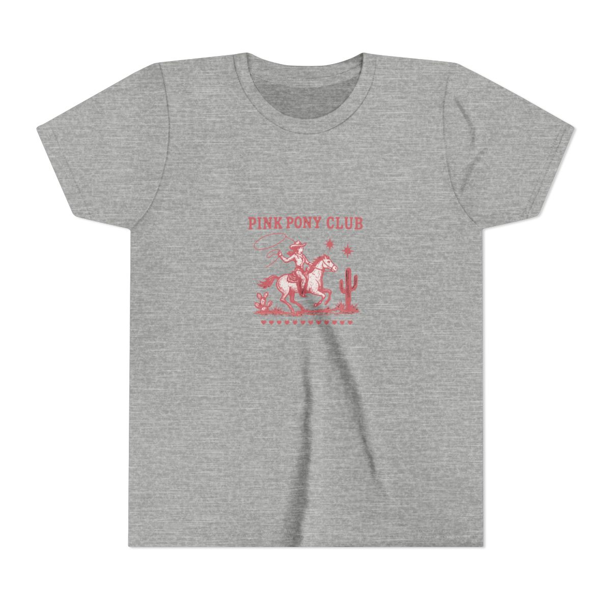 Pink Pony Club Y2K Baby Tee | Chappell Shirt, Cowgirls Tee 90&;s Style Clothing Y2K Style Baby Tee Y2K Coquette Tee Western Shirt Roan (Kids) - alternate angle 3, merchandise