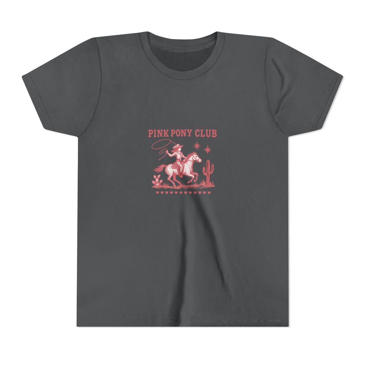 Pink Pony Club Y2K Baby Tee | Chappell Shirt, Cowgirls Tee 90&;s Style Clothing Y2K Style Baby Tee Y2K Coquette Tee Western Shirt Roan (Kids) - alternate angle 5, merchandise