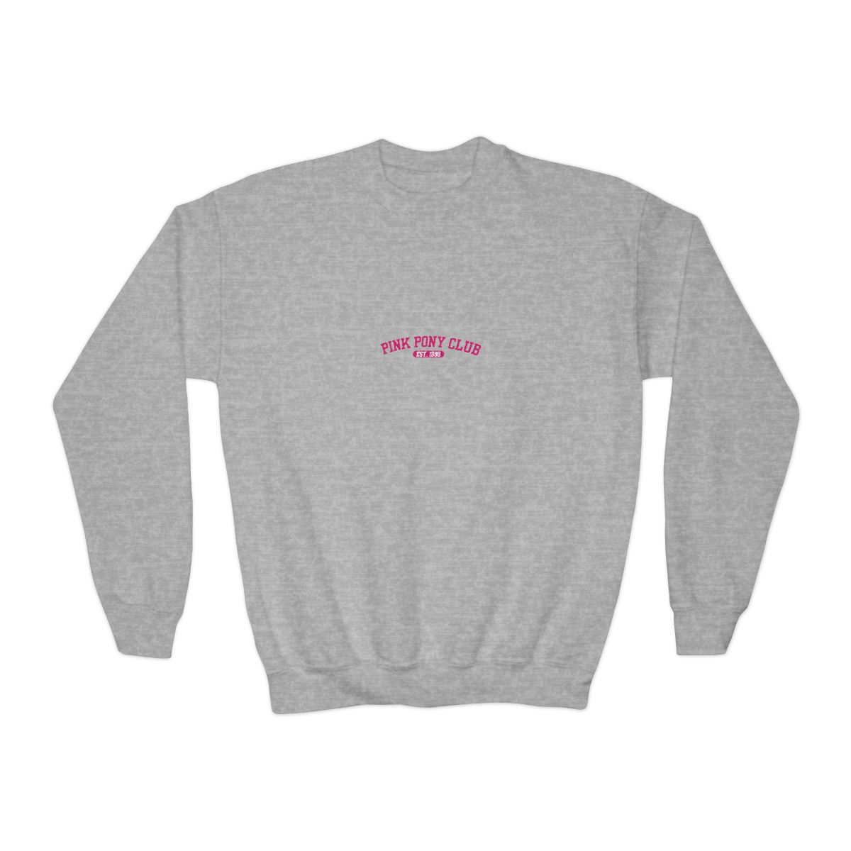 White Kids Hoodies with a pink graphic that says "PINK PONY CLUB EST. 1998" - alternate angle 5, merchandise