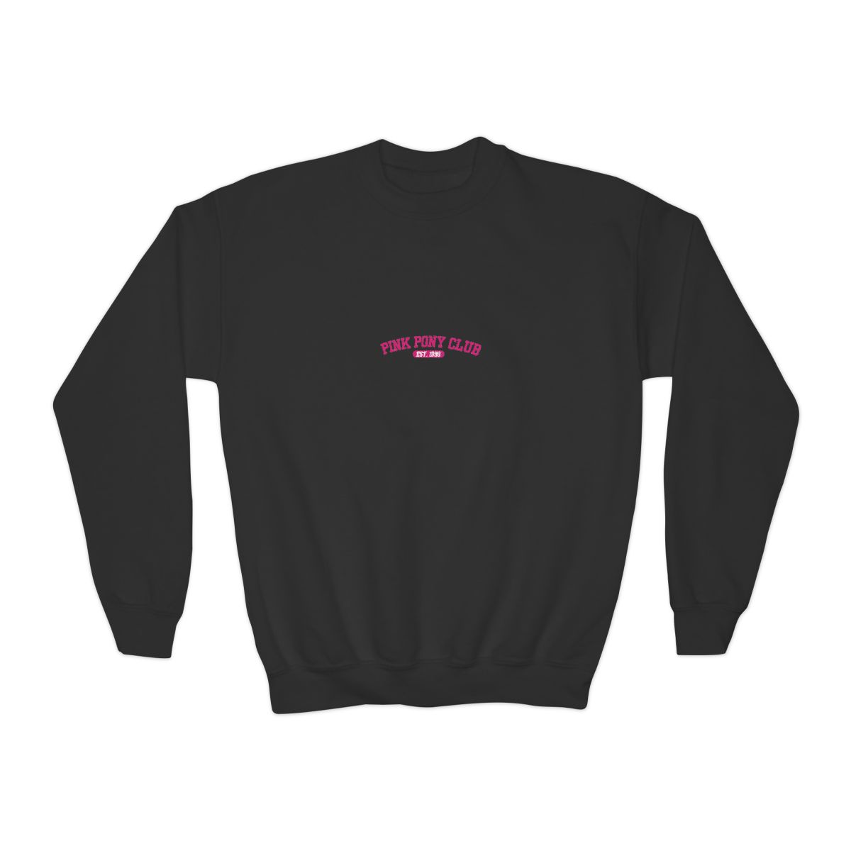 White Kids Hoodies with a pink graphic that says "PINK PONY CLUB EST. 1998" - alternate angle 4, merchandise